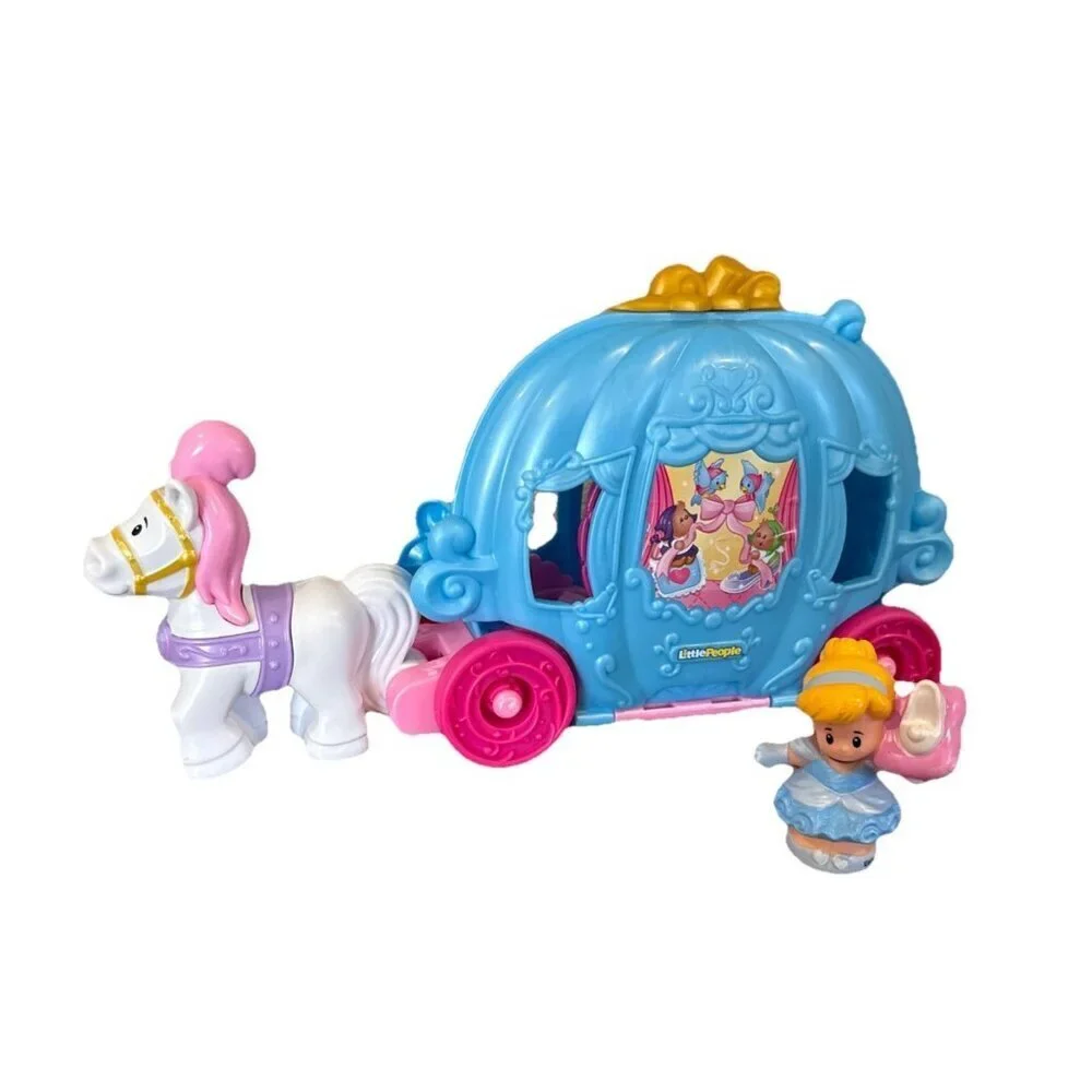 Fisher-Price Little People Toy Disney Princess Cinderella’s Dancing Carriage